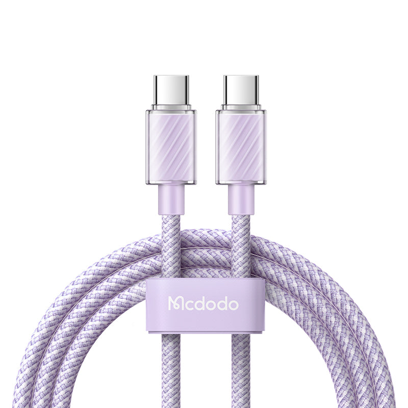 Mcdodo CA-367 Dichromatic Series 100W Type-C to Type-C Data Cable 1.2m