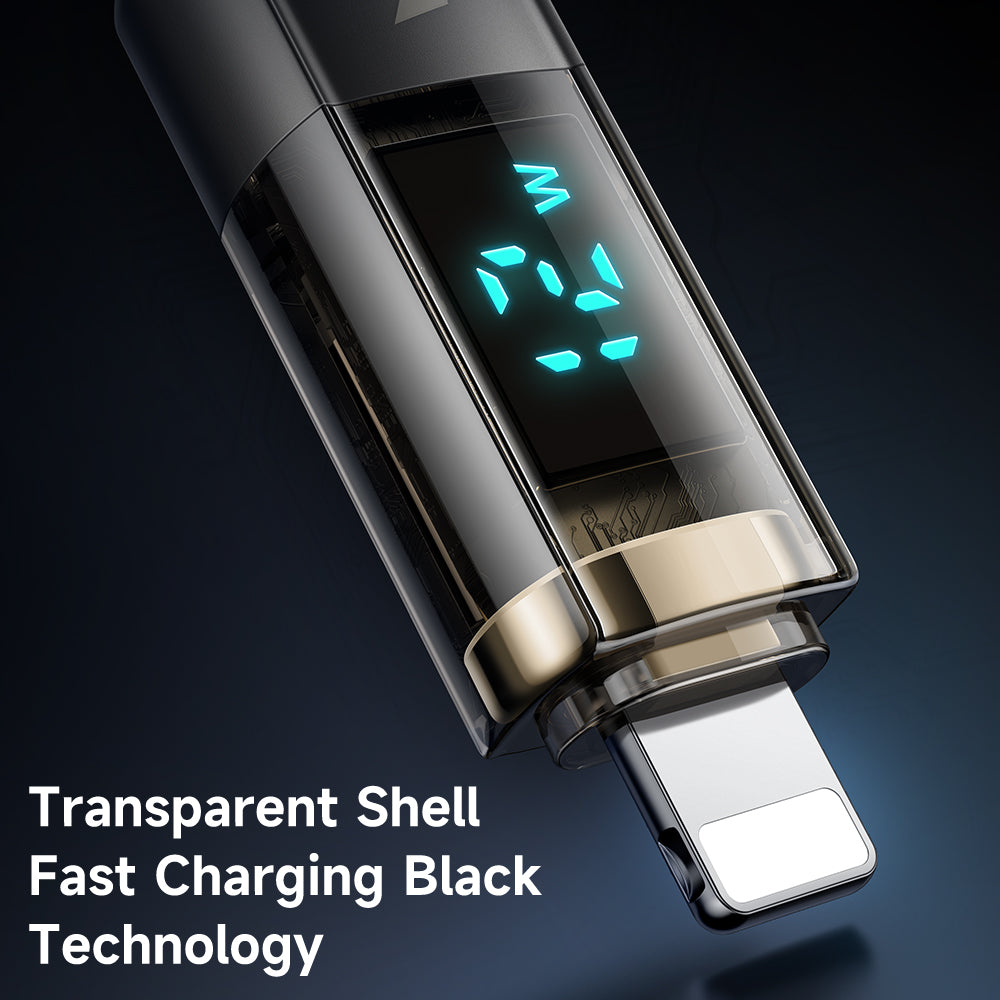 Digital Pro Auto Power Off Transparent Data Cable 1.2m