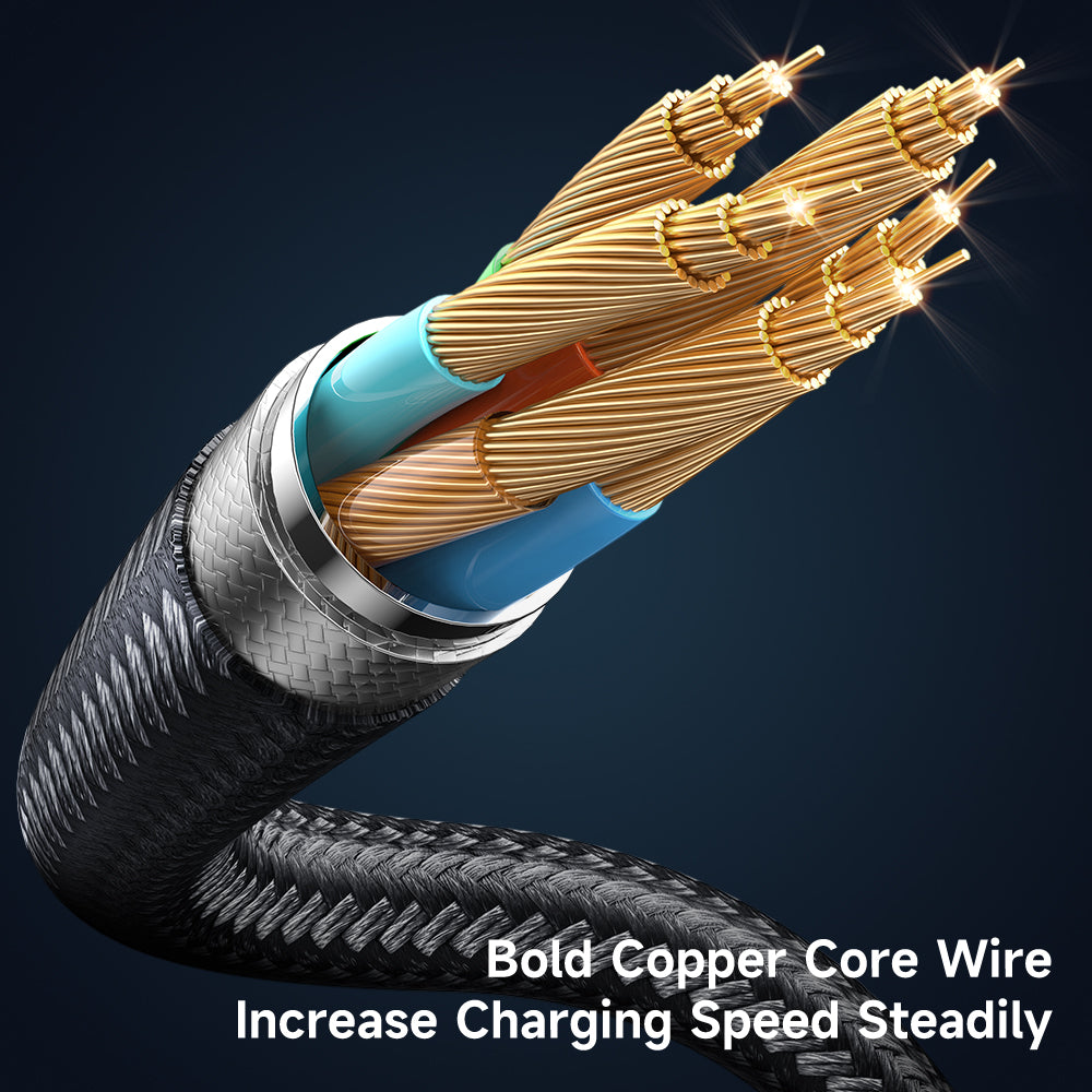 Digital Pro Auto Power Off Transparent Data Cable 1.2m