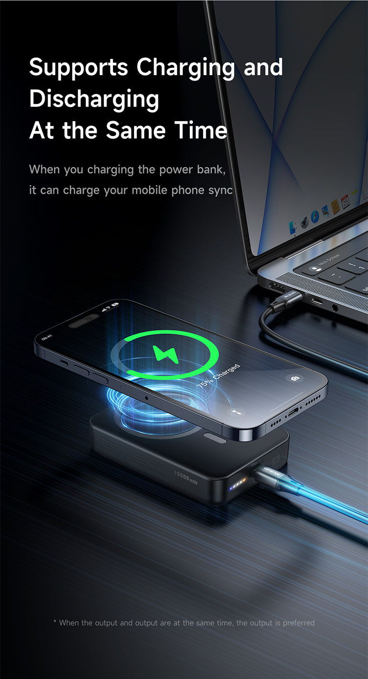 Mcdodo MC-593 10000mAh Powerbank 30W Magnetic Wireless Charging