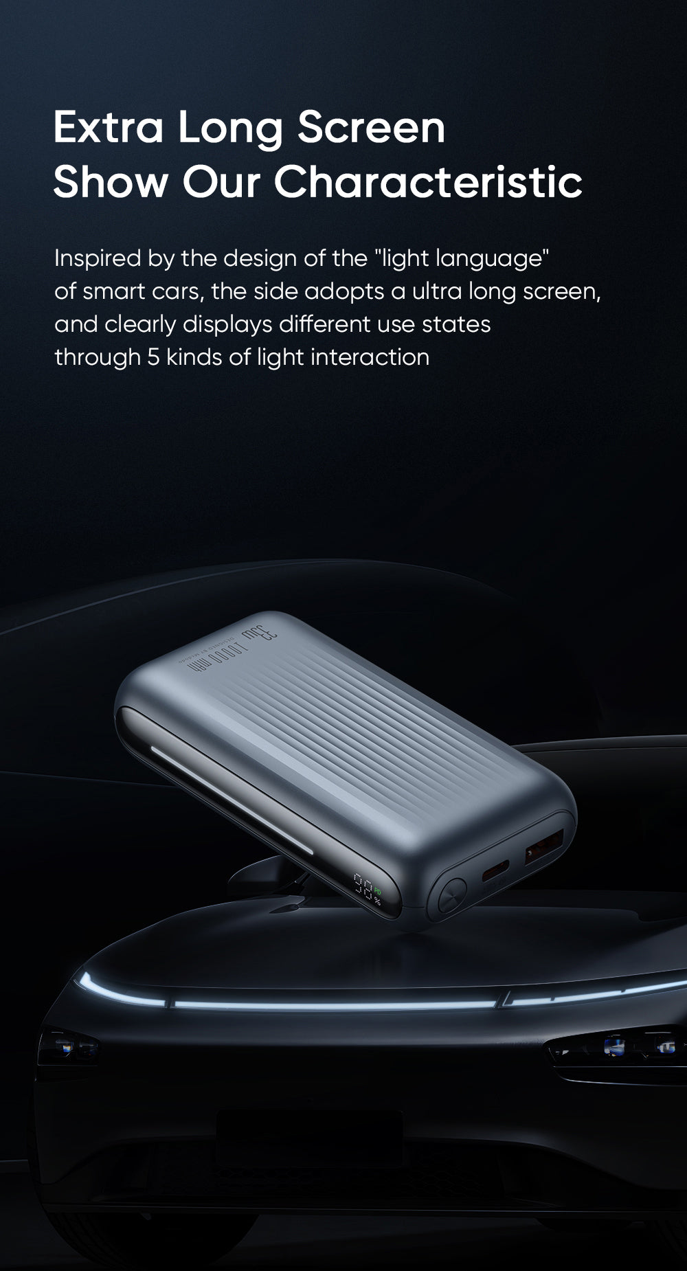 Mcdodo MC-4530 33W 10000mAh Powerbank Digital Display