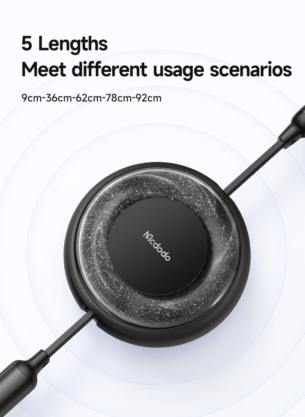 Mcdodo CA-5220 3 in 1 100W USB-C to Lightning+Micro+Type-C Super Fast Charging Data Cable 1.2m