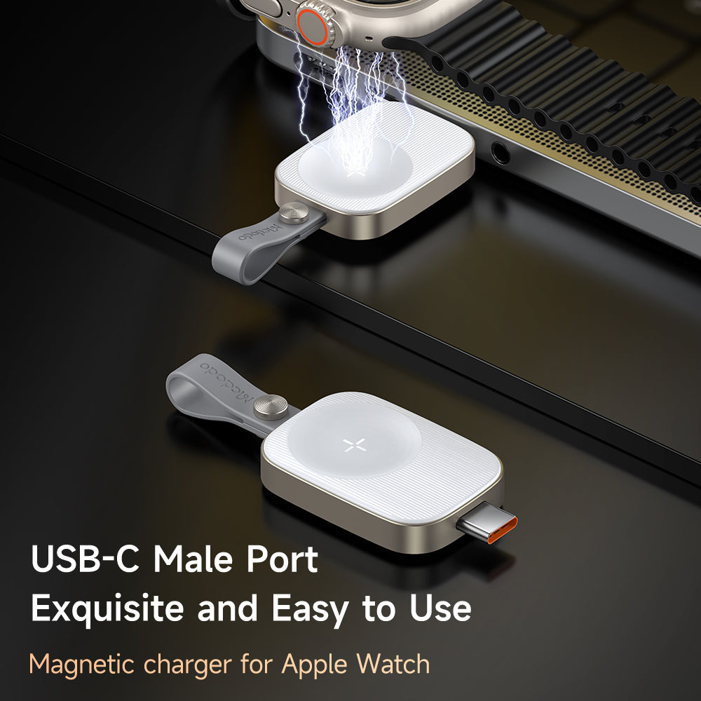 Mcdodo CH-499 Type-C Mangetic WIireless Charger for Apple Watch (Male)