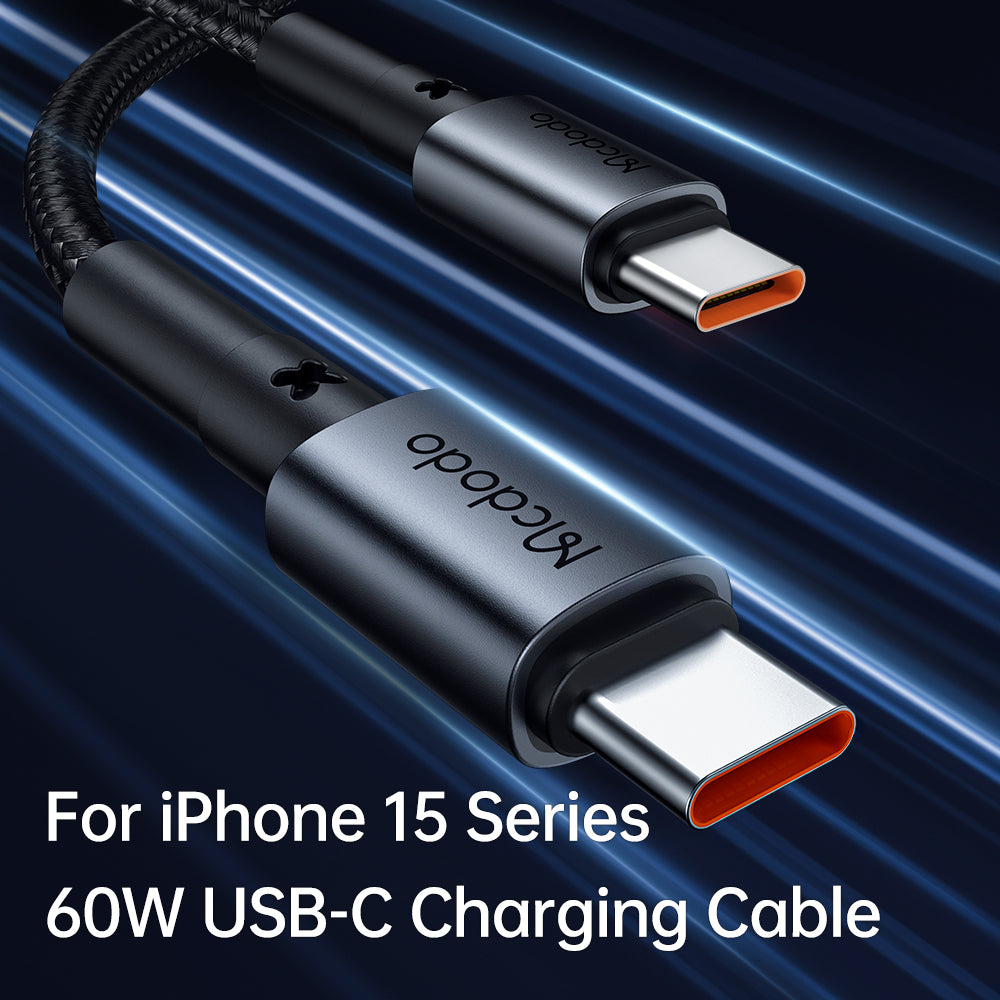 Mcdodo CC-7493 30W 1C PD Fast Car Charger+ Type-C to Type-C Cable 1.2m