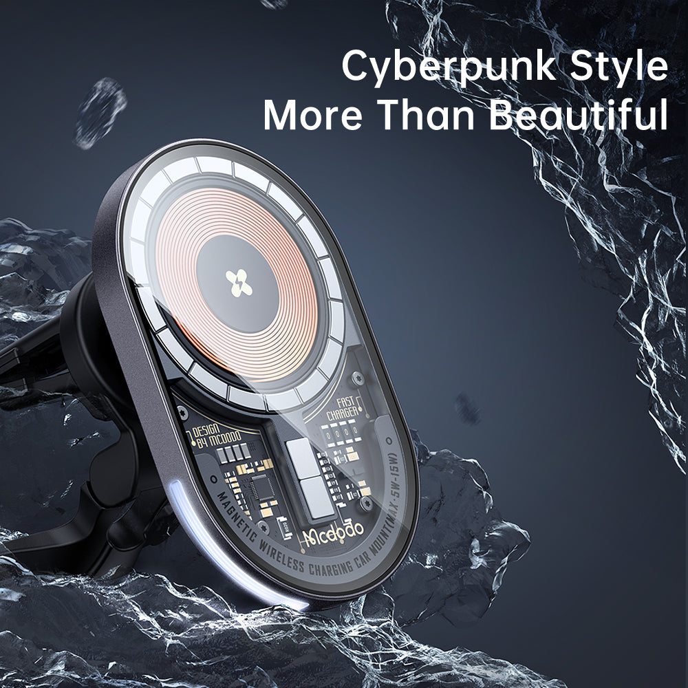 Mcdodo CH-2340 15W Magnetic Wireless Car Charger (Transparent Version)