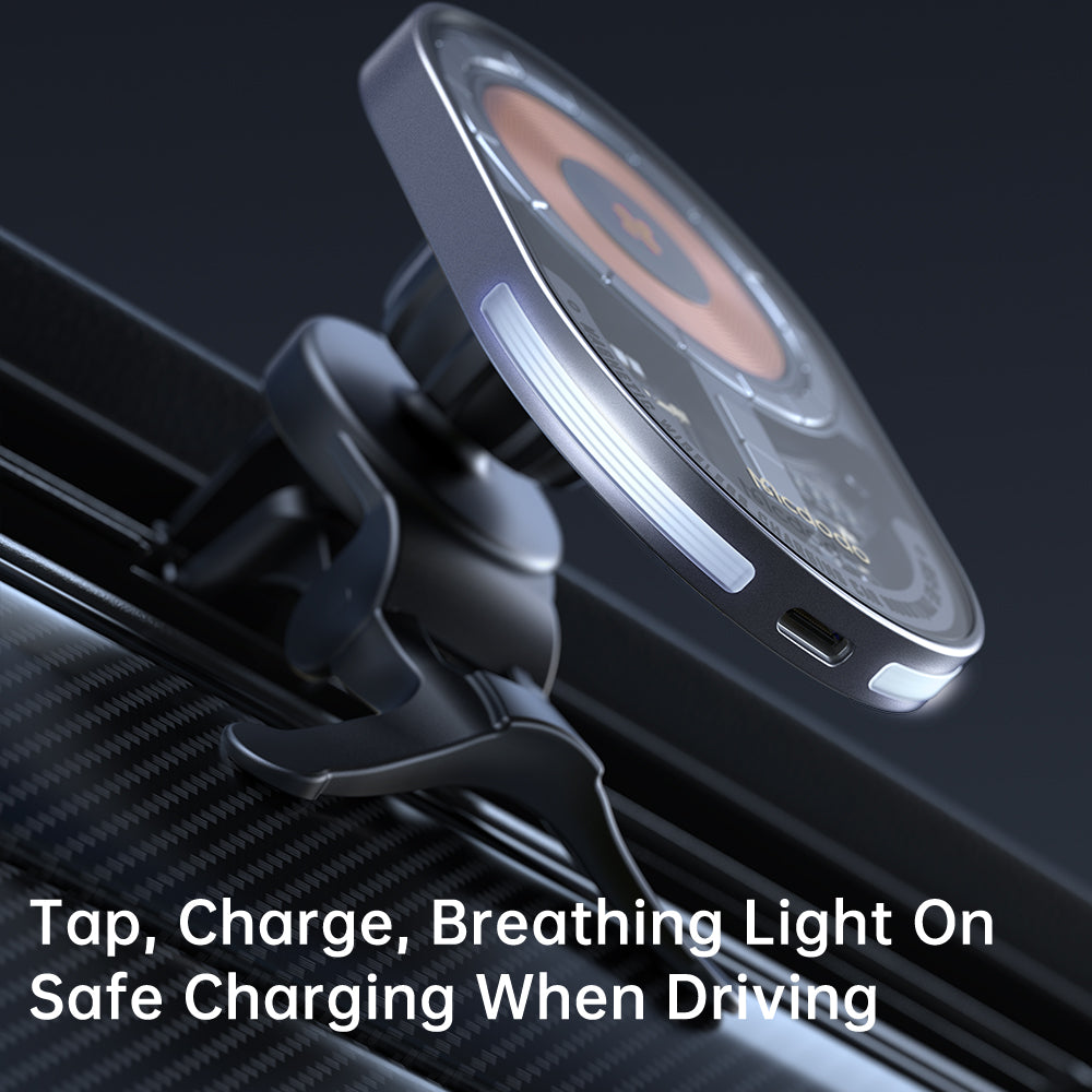 Mcdodo CH-2340 15W Magnetic Wireless Car Charger (Transparent Version)