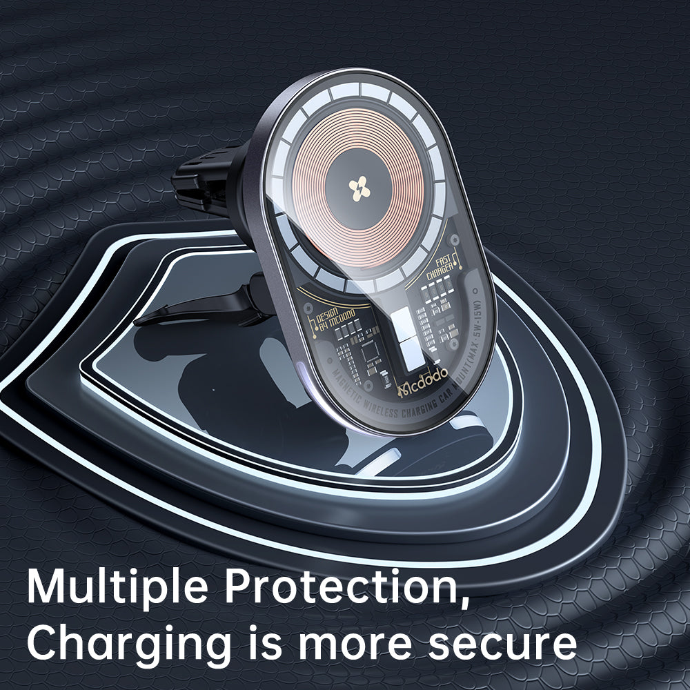 Mcdodo CH-2340 15W Magnetic Wireless Car Charger (Transparent Version)