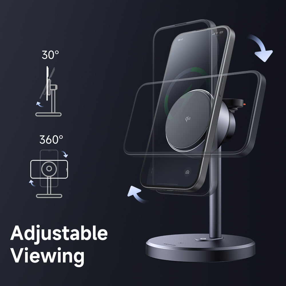Mcdodo CH-2460 MagQ Qi2 MAgnetic Wireless Charging Station 3-in-1 Stand