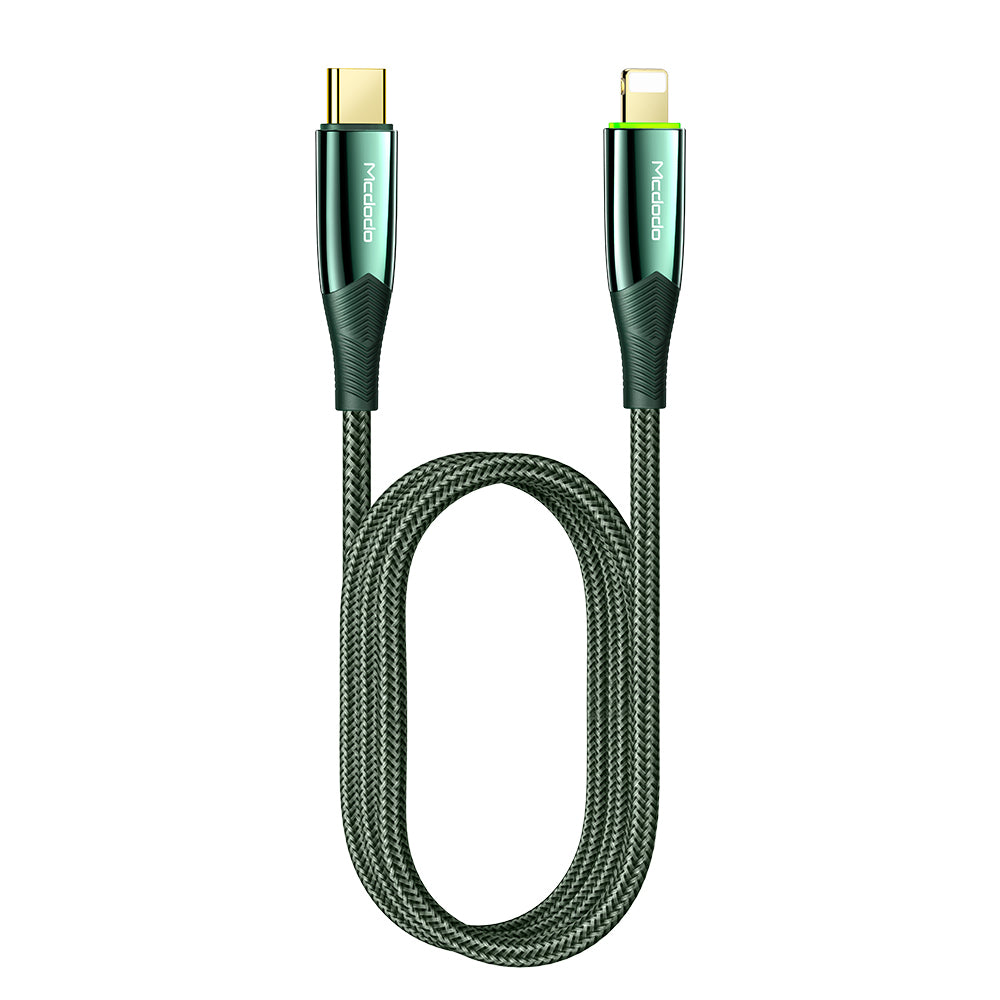 Mcdodo CA-856 Auto Disconnect Type C to Lightning Charging Cable Shark Series 1.2m