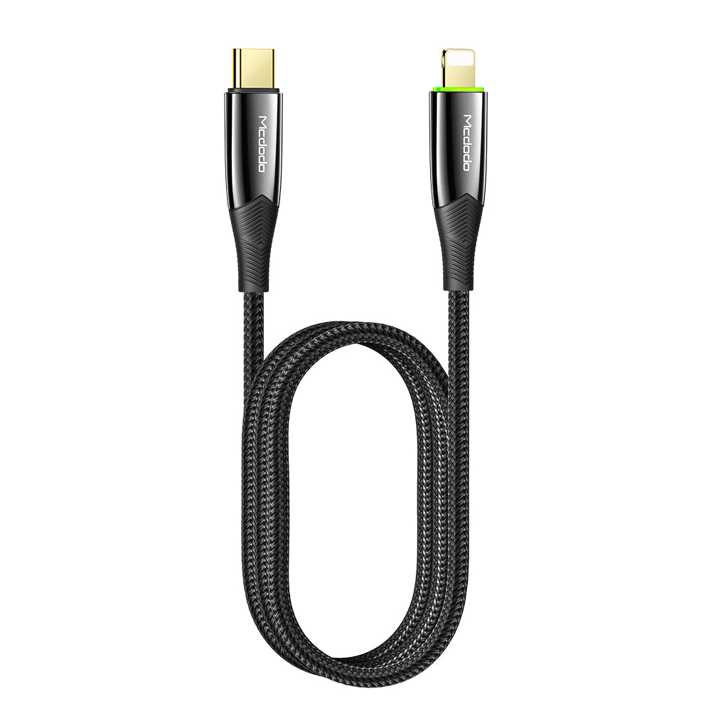 Mcdodo CA-856 Auto Disconnect Type C to Lightning Charging Cable Shark Series 1.2m