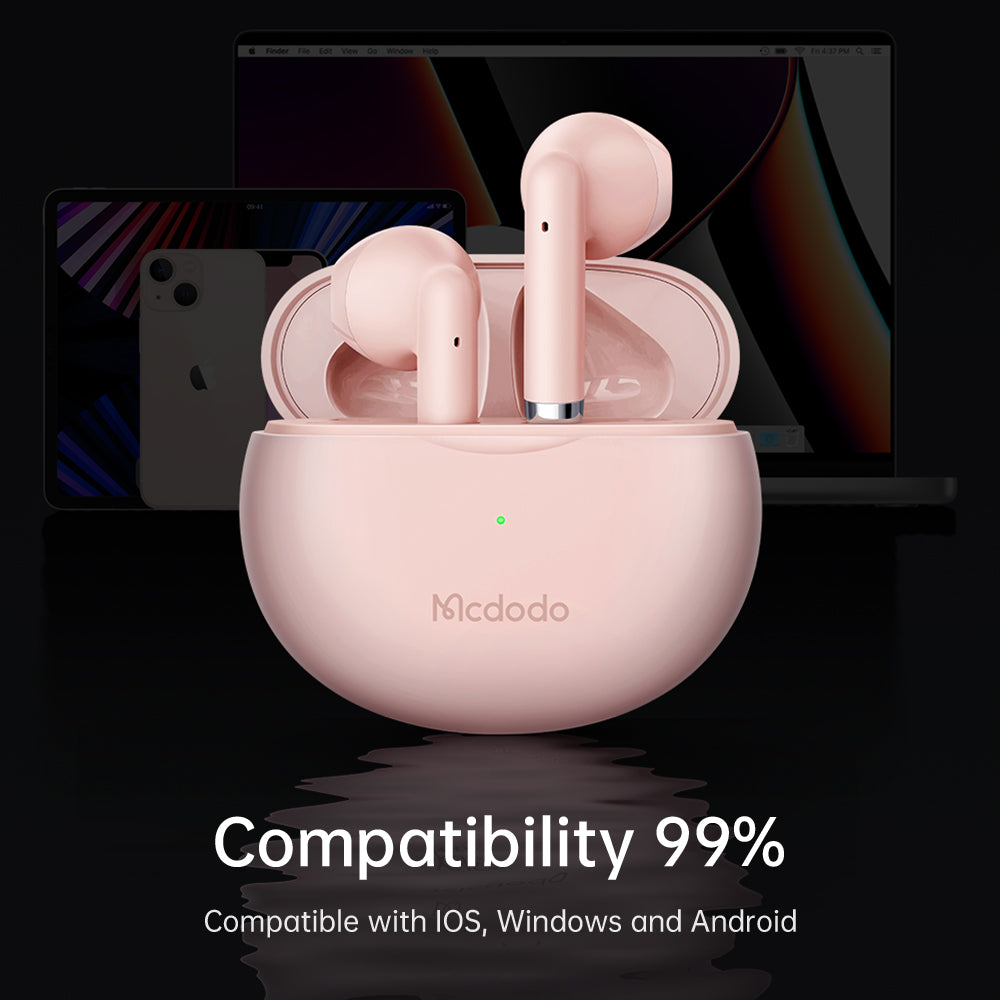 Mcdodo HP-8032 True Wireless Bluetooth Earphones with Wireless Charging B01 Series