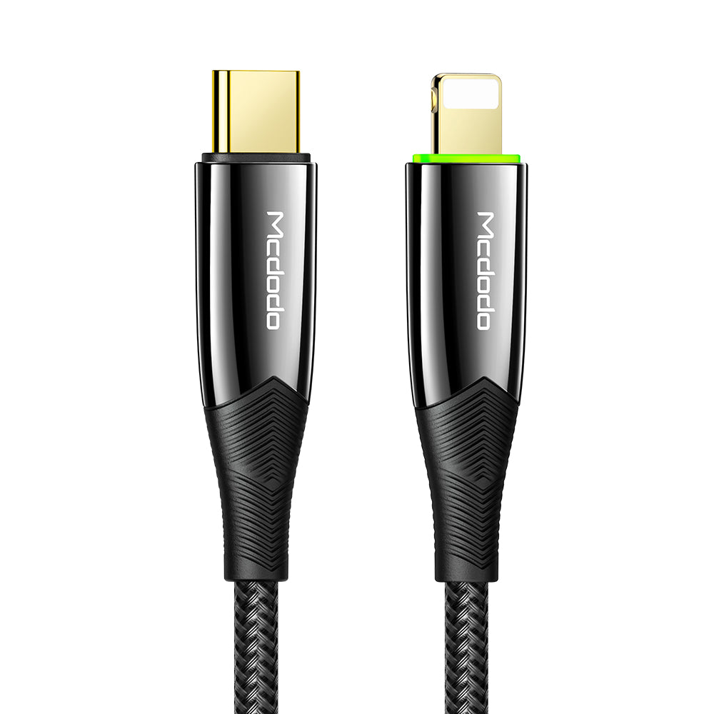 Mcdodo CA-856 Auto Disconnect Type C to Lightning Charging Cable Shark Series 1.2m