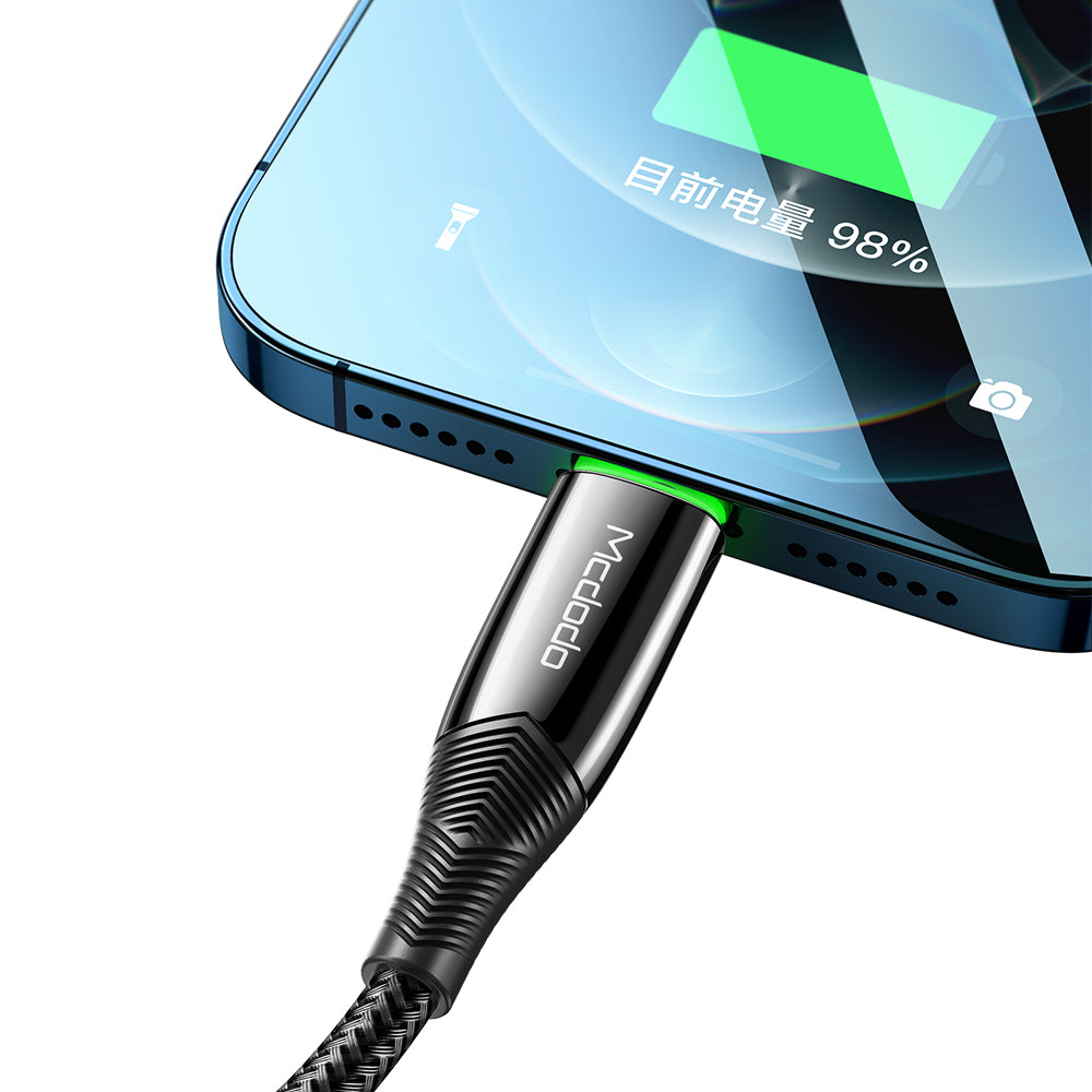 Mcdodo CA-856 Auto Disconnect Type C to Lightning Charging Cable Shark Series 1.2m