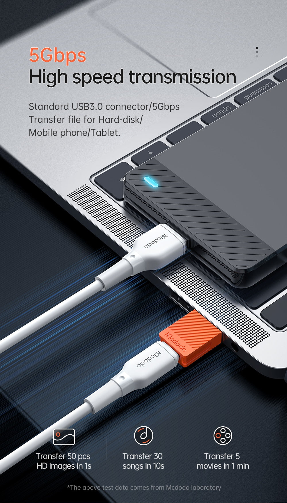 Mcdodo OT-6550 Type-C To USB-A 3.0 Converter
