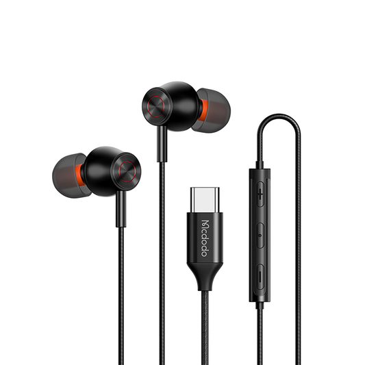 Mcdodo Stereo Wired Earphones for Type C Lightning AUX Jack