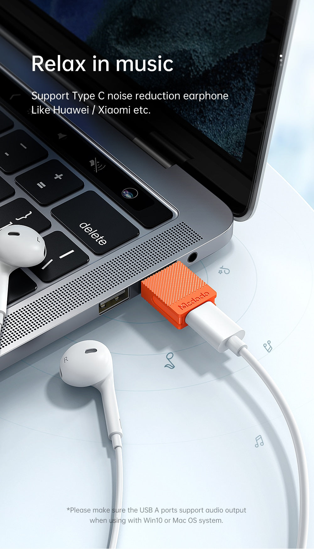 Mcdodo OT-6550 Type-C To USB-A 3.0 Converter