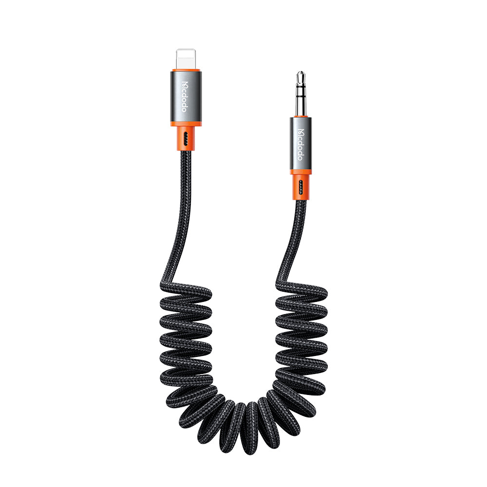 Mcdodo CA-0890 Lightning to 3.5mm AUX Jack Coil Cable Castle Series 1.8m