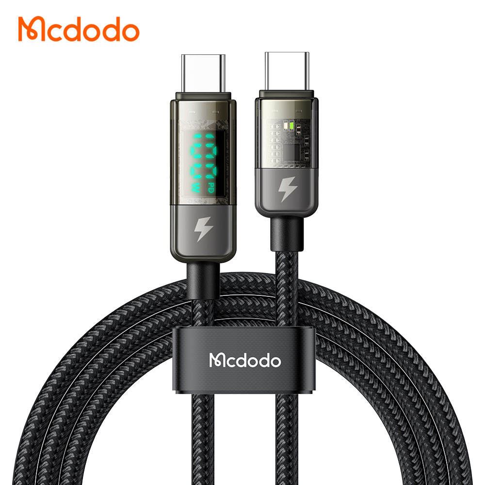 Mcdodo CA 3610 PD 100W Flash Type C To Type C Charging Cable 1 2m Mcdodo ca 3610 pd 100w flash type c to type c charging cable 1 2m