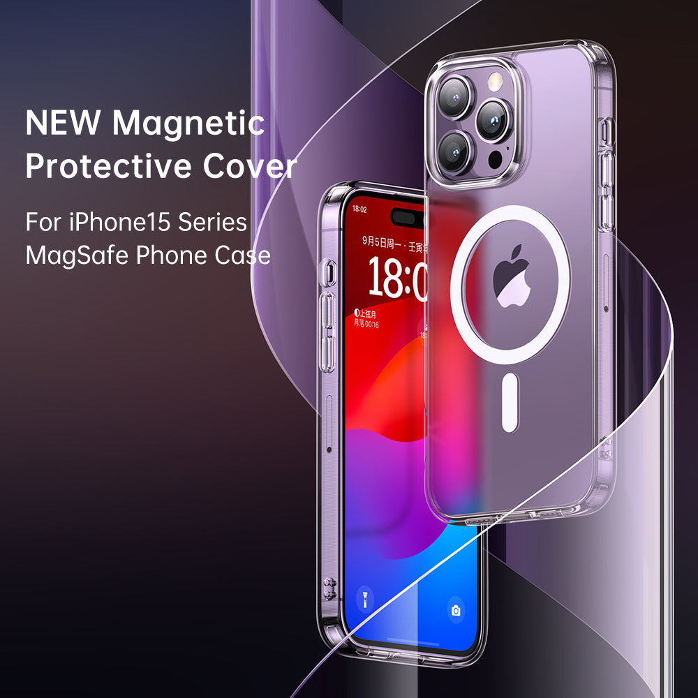 Mcdodo PC-533 Magnetic Phone Case for iPhone 15 Clear Case