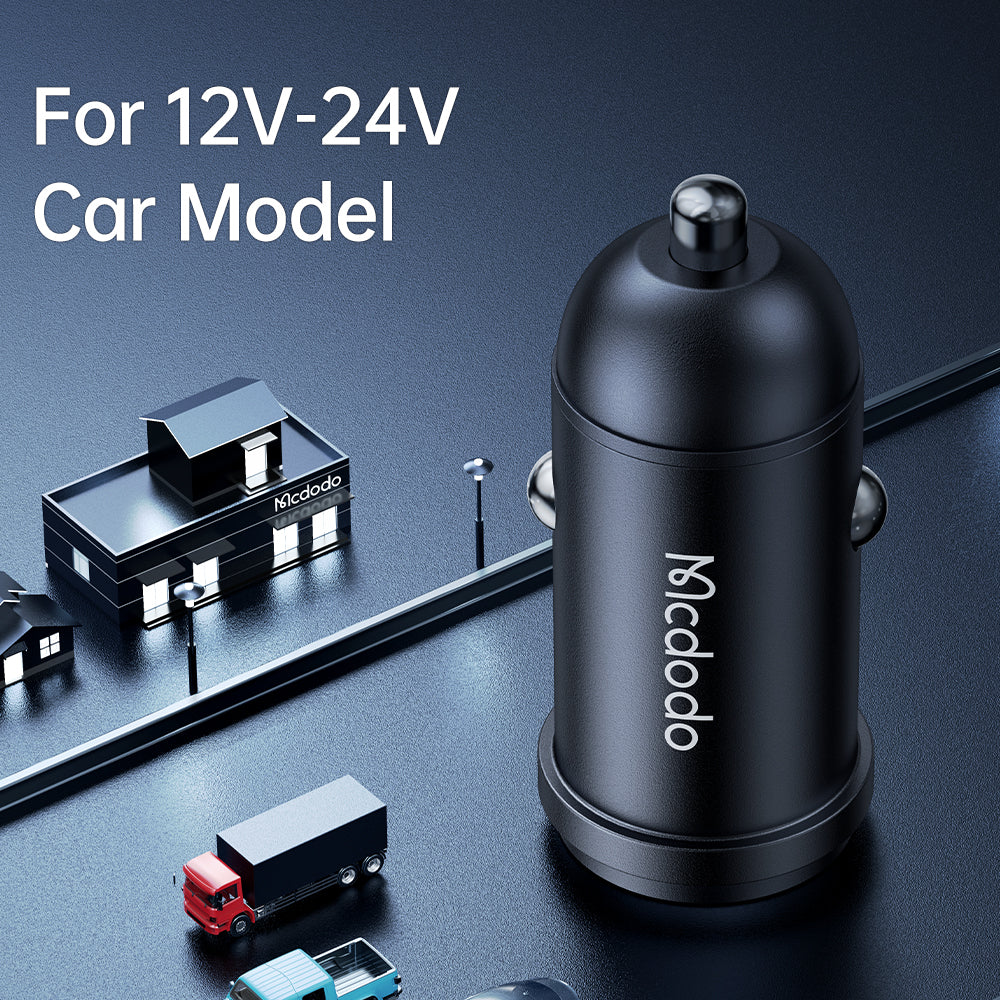 Mcdodo CC-7492 30W 1C PD Fast Car Charger+ 36W Type C to Lightning Cable 1.2m