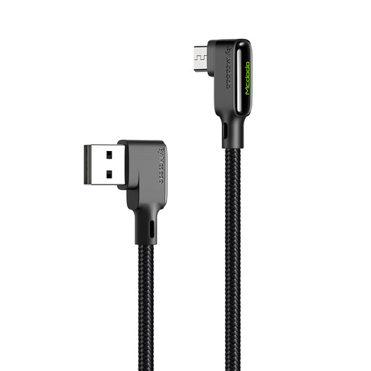 Mcdodo CA-7531 Micro USB Data Charging Cable Black Glue Series 1.8m