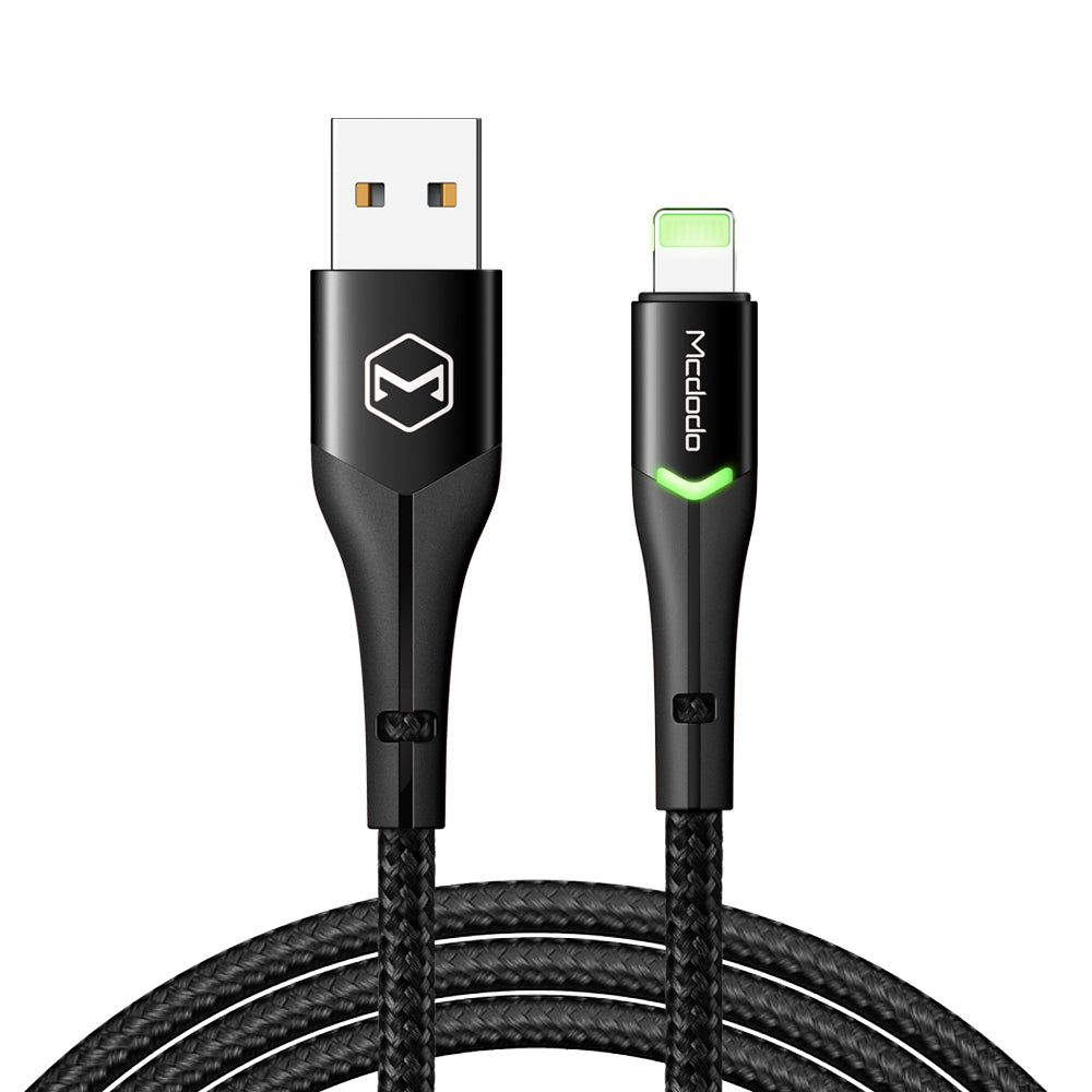 Mcdodo CA-784 Lightning Data Cable with Switching LED Magnificence Series 1.2m