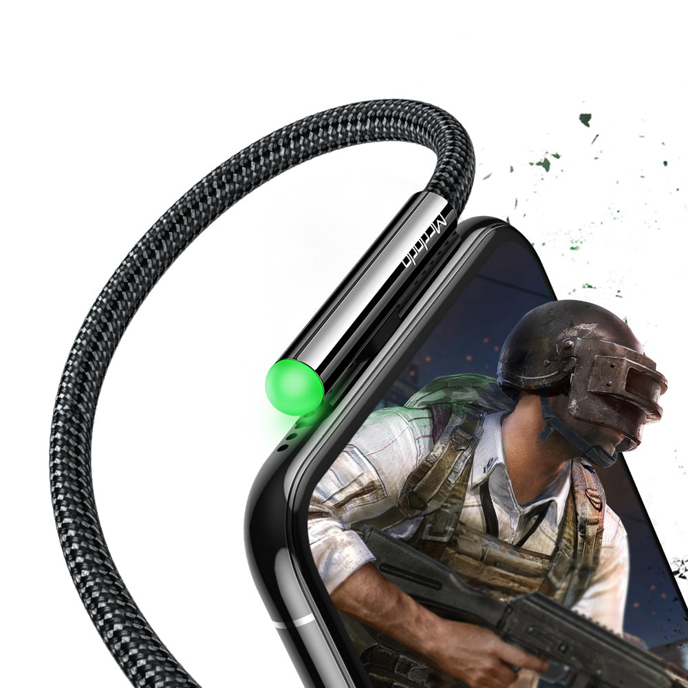 Mcdodo CA-6270 Lightning 90 degree L Type Charging Cable Gaming Series