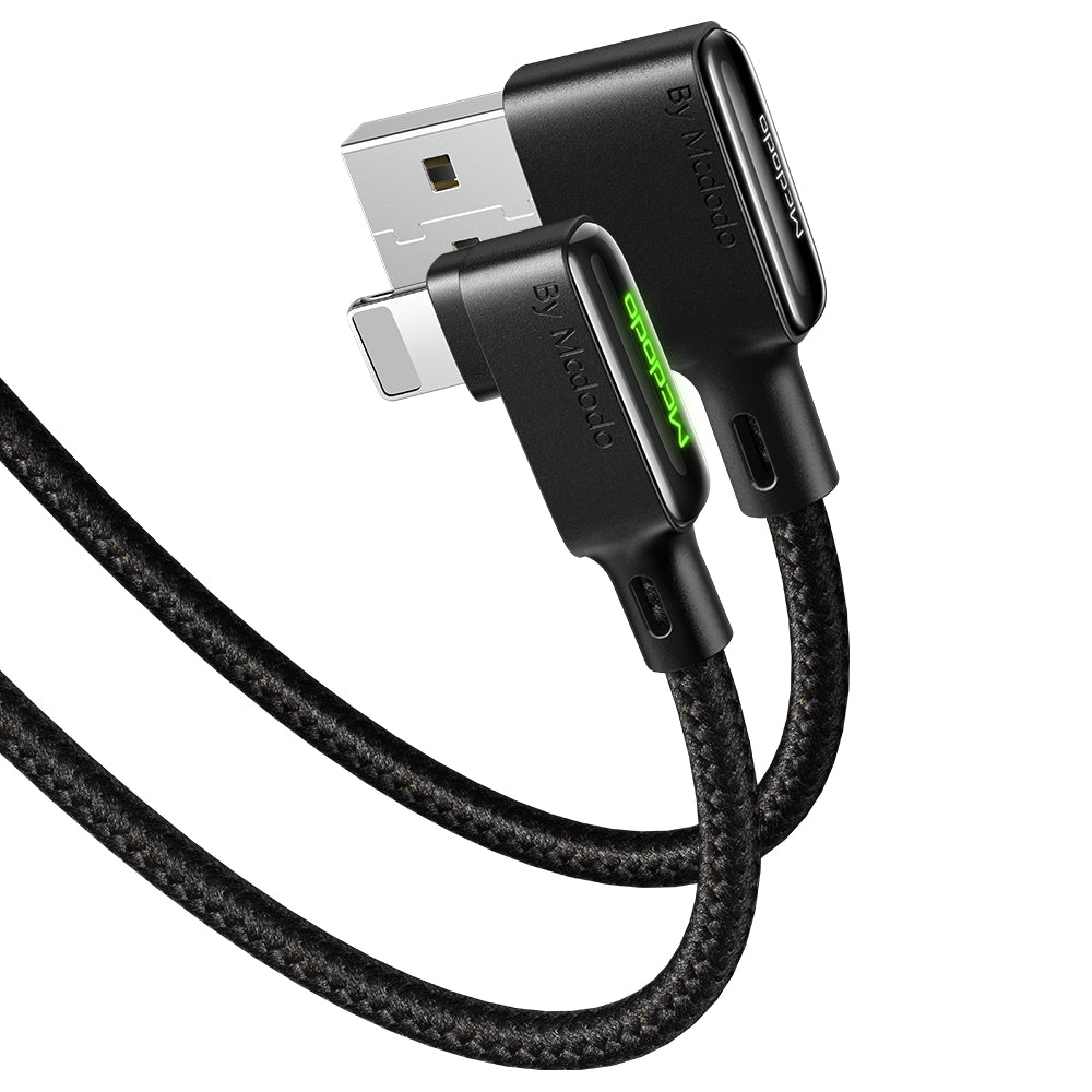 Mcdodo CA-7511 Lightning Data Charging Cable Black Glue Series 1.8m
