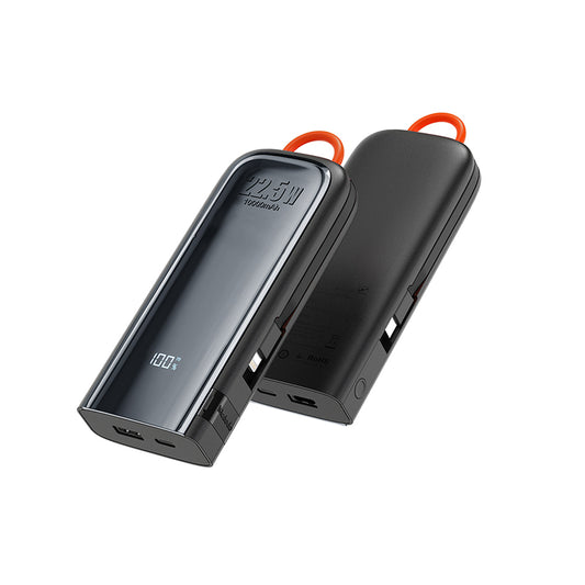 Mcdodo MC-116 22.5W 10000mAh Powerbank with Built-in Type C and Lightning Cable Noah Series
