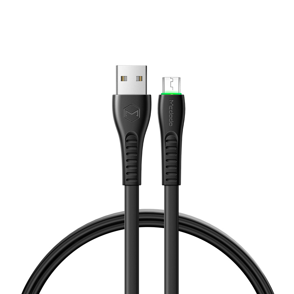 Mcdodo CA-675 Micro USB Data Charging Cable with LED Light Flying Fish Series 1.2m