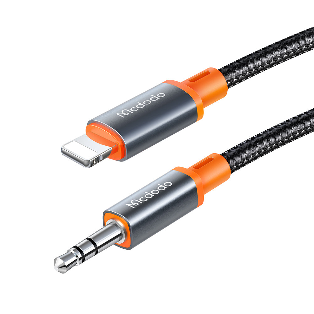 Mcdodo CA-0890 Lightning to 3.5mm AUX Jack Coil Cable Castle Series 1.8m