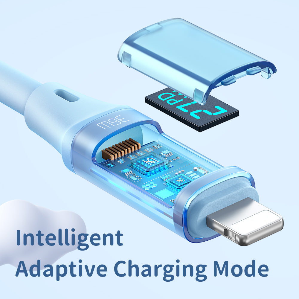 Mcdodo CA-193 36W USB Type C to Lightning Data Cable with Digital HD Display Silicone 1.8m