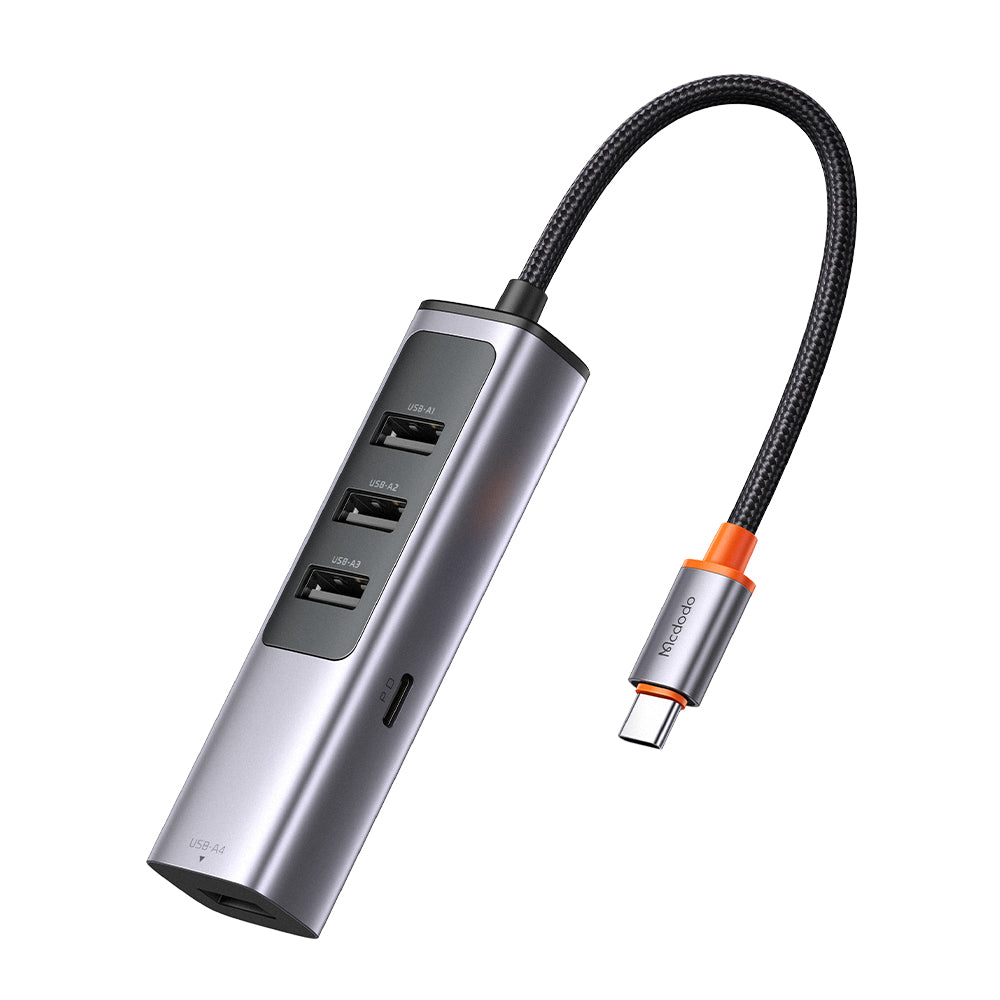 Mcdodo HU-1120 5 in 1 100W PD Type C Port + 4 Port USB 3.0 USB Type C USB Hub