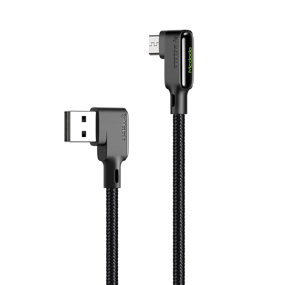 Mcdodo CA-7530 Micro USB Data Charging Cable Black Glue Series 1.2m